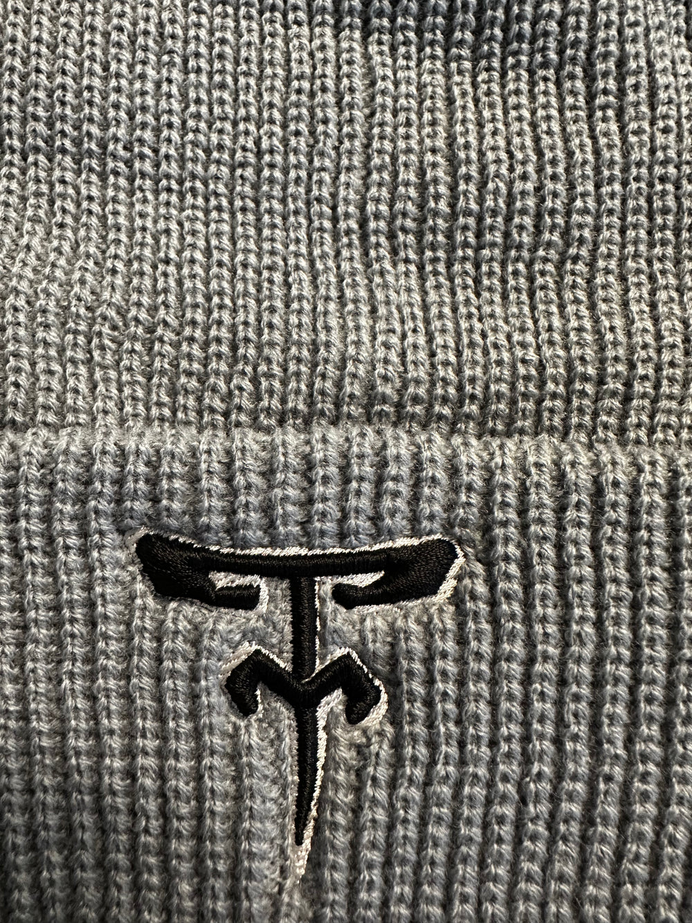 Soft gray beanie TMF