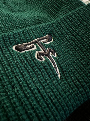 Strong green beanie TMF