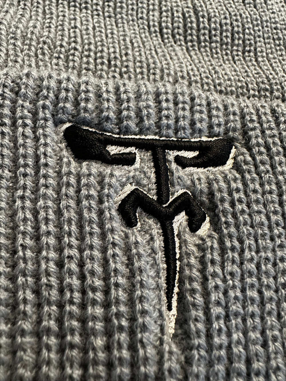 Soft gray beanie TMF