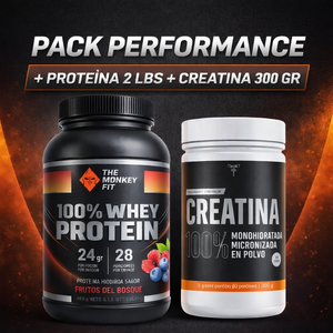 Pack PERFORMANCE Prote+ Creatina 300 grs
