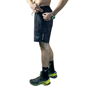Dark Blue camo sport short 2 en 1