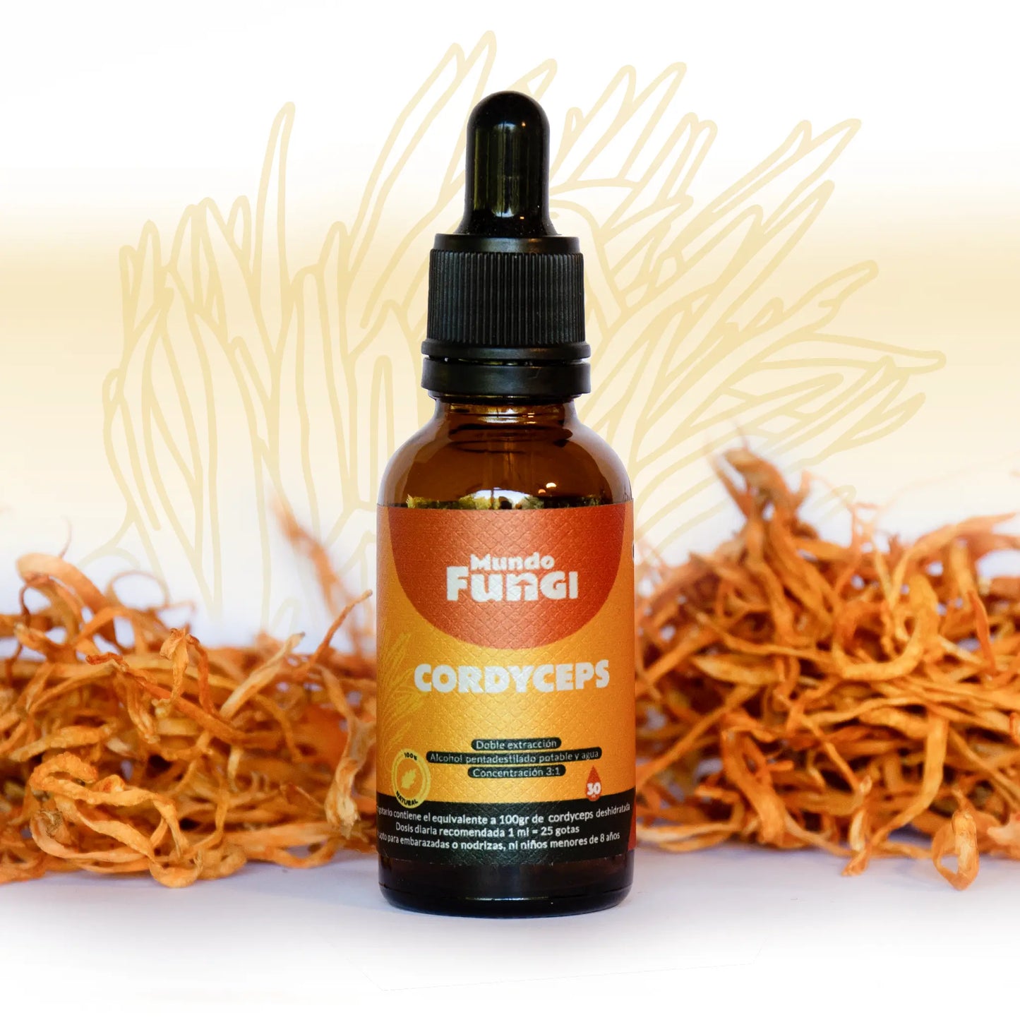 Extracto Cordyceps Gotas- Ultra Concentrado