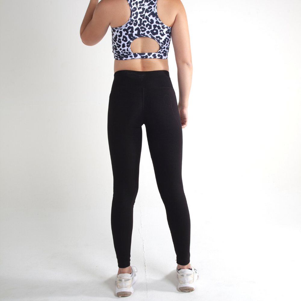 Black Cotton Legging 2.0