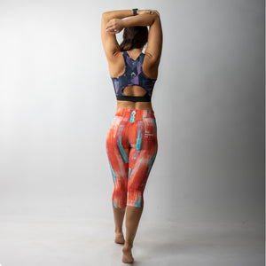 Orange Legging 3/4
